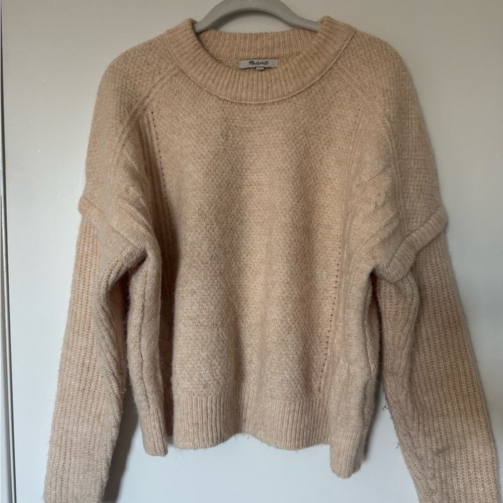 Madewell Wool Beige Sweater
